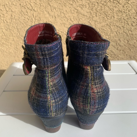 L’ Artiste Spring Step Scottala leather tweed booties size 9 ( European 40) - Picture 4 of 16